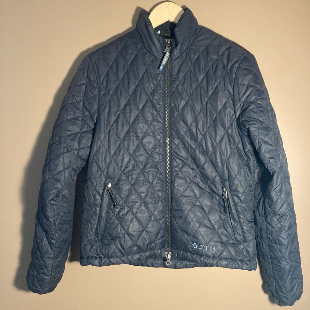 Marmot quilted jacket black